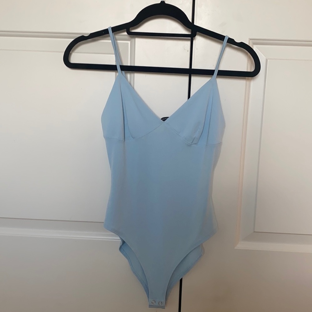 Blue bodysuit